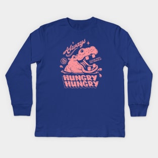 Hippo is Hungry! Kids Long Sleeve T-Shirt